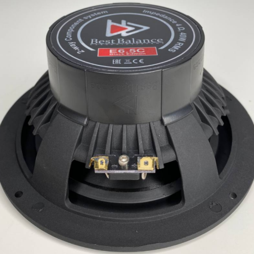 Best Balance E6.5C Black Edition 2-х полосная компонентная акустика 16,5 см (комплект)
