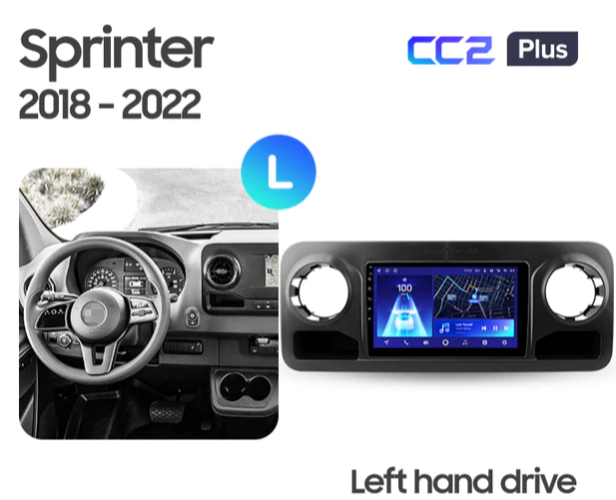 Штатная магнитола Teyes CC2 Plus Mercedes-Benz Sprinter 2018-2022 10"