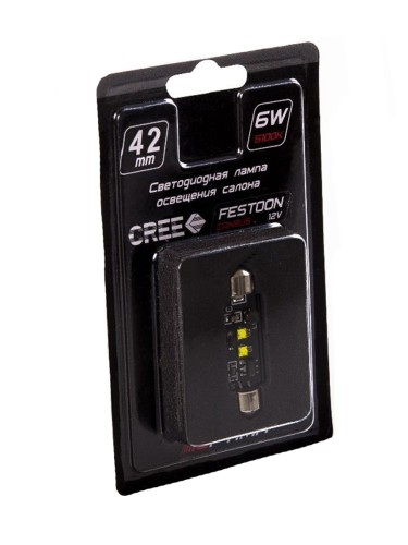Optima LED лампа  Premium Festoon 42 cree can bus 5100К (1шт)