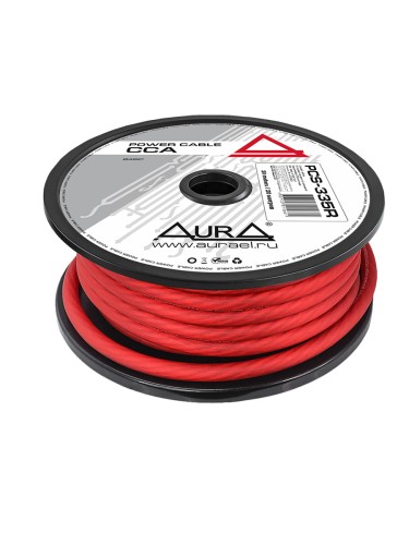 Силовой кабель AuRa PCS-335R 2AWG (35 мм2) 1м