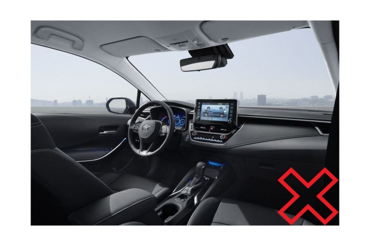Рамка для установки в Toyota Corolla (E210) 2018+ 10" дисплея