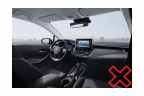 Рамка для установки в Toyota Corolla (E210) 2018+ 10" дисплея