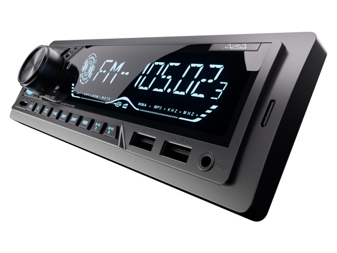Магнитола (головное устройство) 1Din AurA FIREBALL-440BT