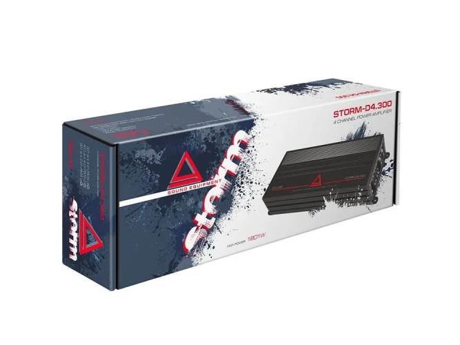 4-х канальный усилитель AurA STORM-D4.300