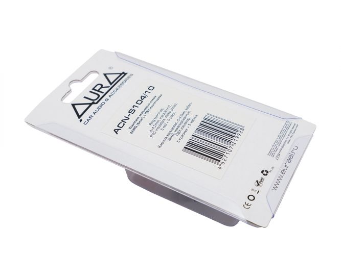 Клеммы силовые AuRa ACN-S104/10 (5 красных + 5 чёрных)