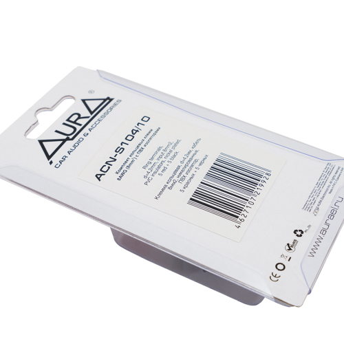 Клеммы силовые AuRa ACN-S104/10 (5 красных + 5 чёрных)