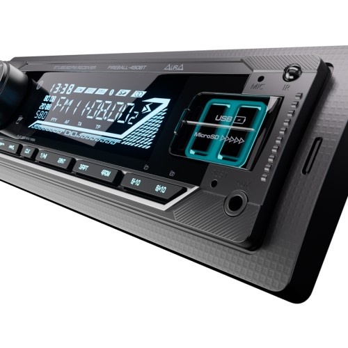 Магнитола (головное устройство) 1Din AurA FIREBALL-450BT