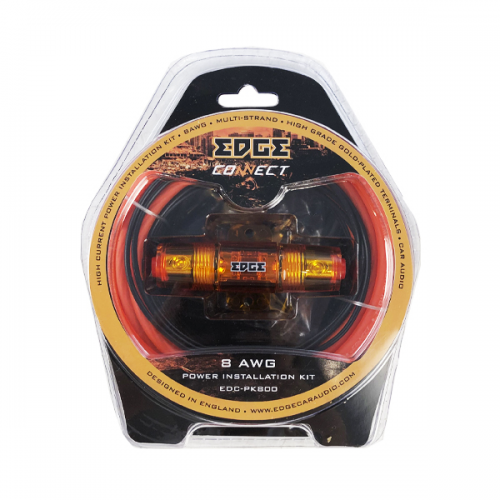 Набор проводов EDGE EDC-PK800 силовой 8Ga для установки автомобильных усилителей