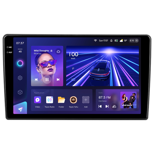 Штатная магнитола Teyes Тиайс CC4 PRO Toyota Town Ace 2008-2023