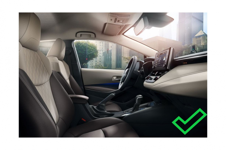 Рамка для установки в Toyota Corolla (E210) 2018+ 10" тип 2