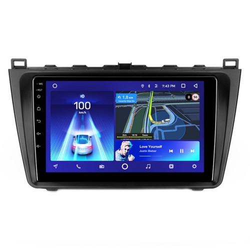 Штатная магнитола Teyes X1 Wi-Fi + 4G Mazda 6 2 GH 2007-2012 9" (2+32Gb)