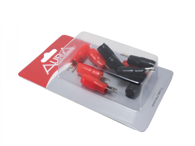 Клеммы силовые AuRa ACN-S204/10 (5 красных + 5 чёрных)