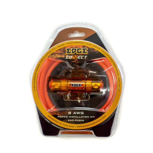 Набор проводов EDGE edc-pk806 силовой 8ga для установки автомобильных усилителей