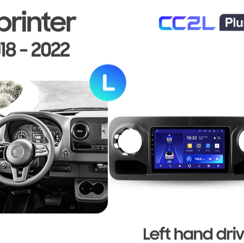 Штатная магнитола Teyes CC2L Plus Mercedes-Benz Sprinter 2018-2022 10"