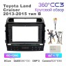 Штатная магнитола Teyes CC3 360° 10" для Toyota Land Cruiser 2013-2015 тип B