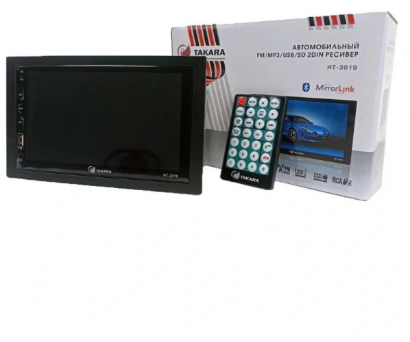 Магнитола (головное устройство) 2Din TAKARA HT-3019