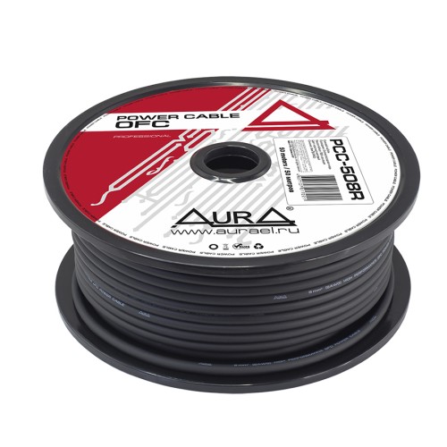 Силовой кабель AuRa PCC-508B 8 мм2 (8AWG) 1м