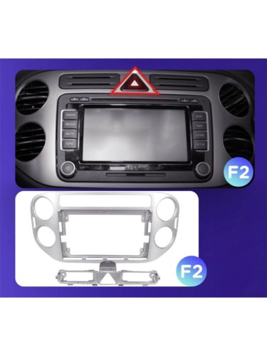 Штатная магнитола Teyes X1 Wi-Fi + 4G Volkswagen Tiguan 1 NF 2006-2017 9" (F2) grey (2+32Gb)  