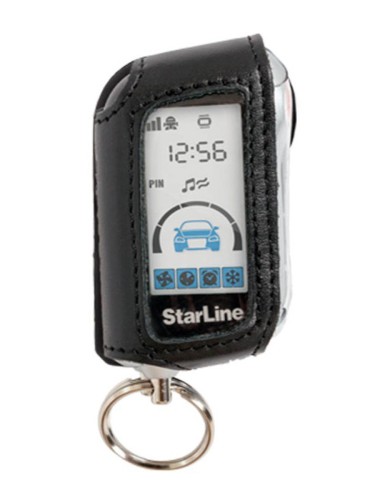 Чехол кожаный для брелка Starline A63/A93