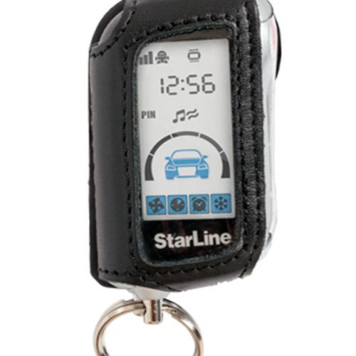 Чехол кожаный для брелка Starline A63/A93