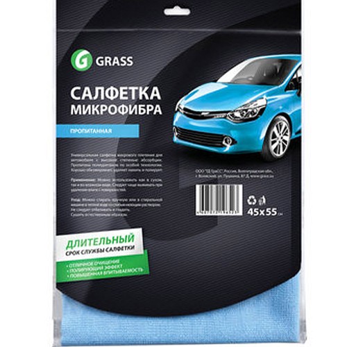 GraSS - пропитанная салфетка из микрофибры 45*55см