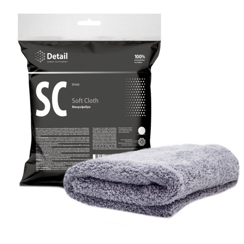 DETAIL "Soft Cloth" - универсальная микрофибра 40*40см, 450гр/м, серый