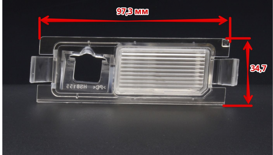 CAM-HYSLc Штатная задняя камера для Hyundai Solaris 2012+ хэтч / Kia Rio хэтч.