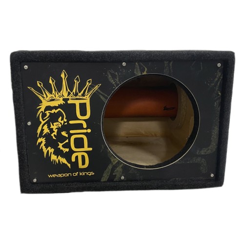 Короб под сабвуфер люкс 10&quot; (25см) с трубой 46L , аэрография Pride