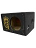 Короб под сабвуфер люкс 10" (25см) с трубой 46L , аэрография Pride