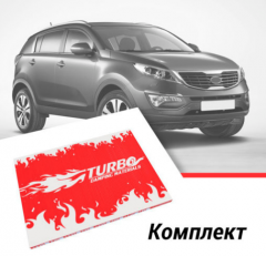 Полный комплект шумоизоляции Эконом на Кроссовер