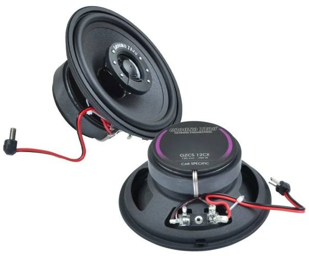 GROUND ZERO GZCS 12CX 2-х полосная коаксиальная автомобильная акустика 12 см (пара)