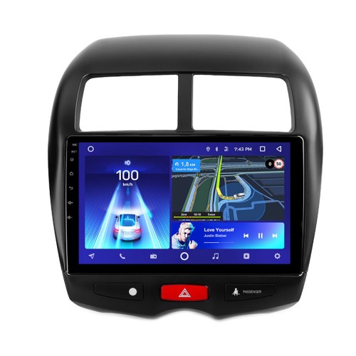 Штатная магнитола Teyes X1 Wi-Fi Mitsubishi ASX 1 2010-2016 10.2" (Вариант B) авто со штатным усилителем звука