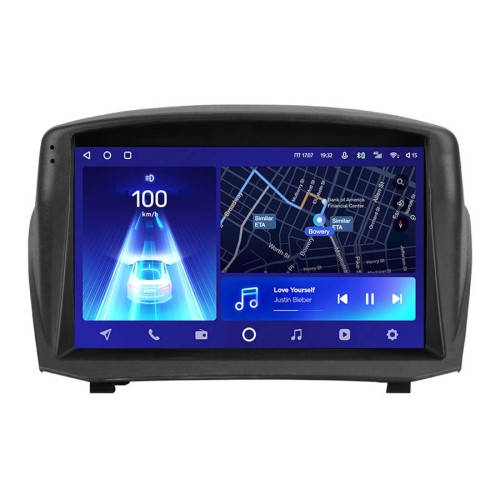 Штатная магнитола Teyes CC3 2K 360° Ford Fiesta Mk 6 2008-2019 9" (F2 вариант В) закрытая рамка
