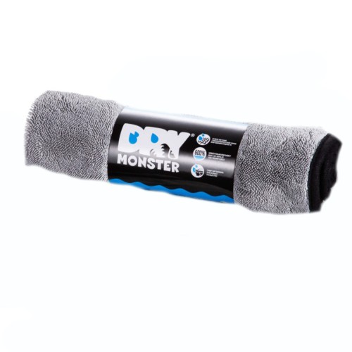 Dry Monster Towel - cупервпитывающее полотенце для сушки кузова авто 55x75см, 560 гр/м, серый
