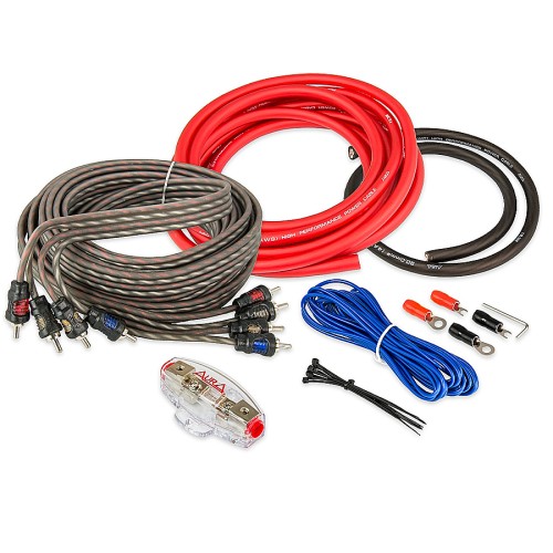 Комплект для подключения 4-х канального усилителя AurA AMP-1404