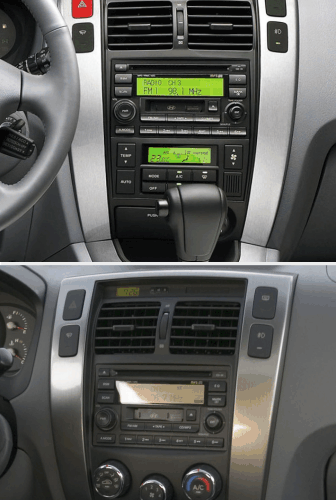 Переходная рамка для установки автомагнитолы Carav 22-1130 HYUNDAI Tucson 2004-2009 10&quot;