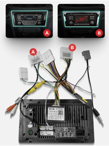 Штатная магнитола Teyes CC2 Plus Nissan X-Trail / Qashqai 3 T32 (Manual air conditioning) 2013-2022 (F1) 10.2" (Вариант AB)