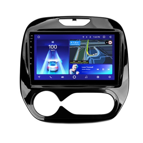 Штатная магнитола Teyes X1 Wi-Fi + 4G Renault Kaptur 2016-2019 9" (F2) для авто с климат-контроль (2+32Gb)