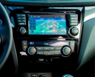 Переходная рамка для установки автомагнитолы Carav 22-948 Nissan X-Trail, Qashqai, Rogue 2014+ (Климат) 10&quot;