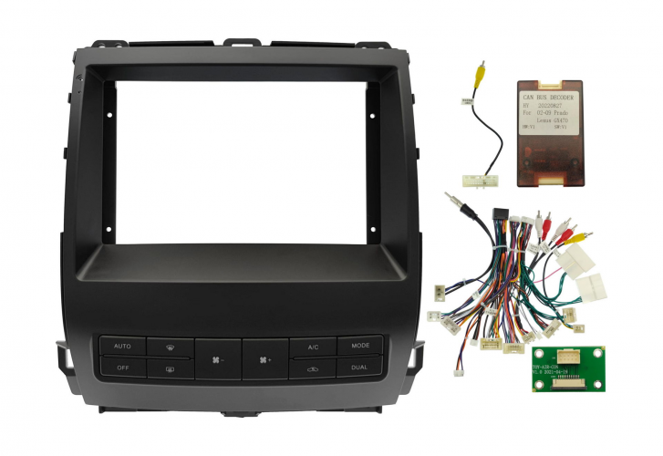 Установочный комплект Wide Media 9" для TLC Prado, Lexus GX 02 - 09 (для авто с монитор.) Тип2