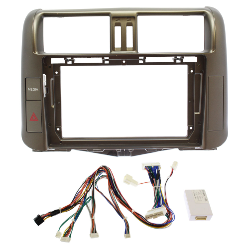 Установочный комплект Wide Media 9" для Toyota Land Cruiser Prado 2009 - 2013 (авто с 3 кам.)