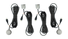 Парковочный радар Wide Media APS-114SL (4 датчика, серебряный)