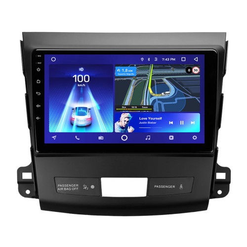 Установочный комплект Teyes для Mitsubishi Outlander 2 2005-2013 / Citroen C-Crosser 2007-2013 / Peugeot 4007 CW0W 2007-2012 9" (Вариант A)