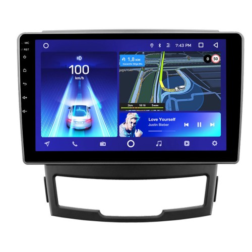 Штатная магнитола Teyes CC3L SsangYong Actyon 2 2010-2013 9"