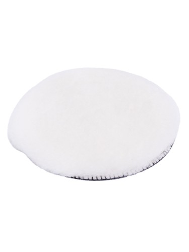 3D Knitted Wool White Pad - несинтетический круг из шерсти ягненка, прошитый по краям 76мм