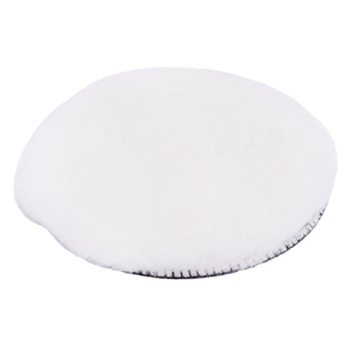 3D Knitted Wool White Pad - несинтетический круг из шерсти ягненка, прошитый по краям 76мм