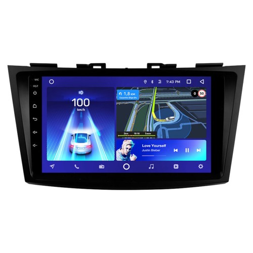 Штатная магнитола Teyes X1 Wi-Fi + 4G Suzuki Swift 4 2011-2017 9&quot; (2+32Gb)