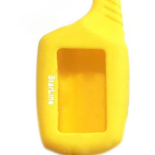 Чехол силиконовый для брелка StarLine A61/A91 желтый