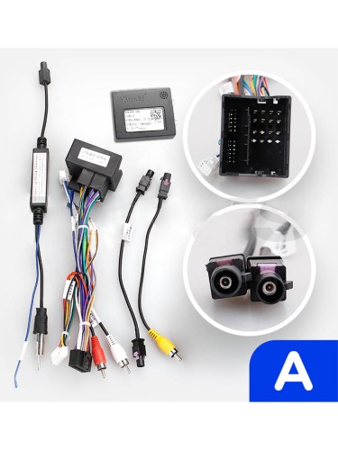 Установочный комплект Teyes для Volkswagen Touareg FL NF 2010-2018 9" (Вариант A) авто без CD чейнджера в бардачке