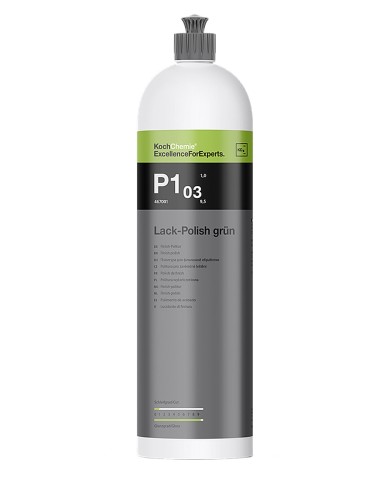 Koch Chemie Lack-Polish Grun P1.03 - полироль ручная с воском и оксидом алюминия анти царапин 1л